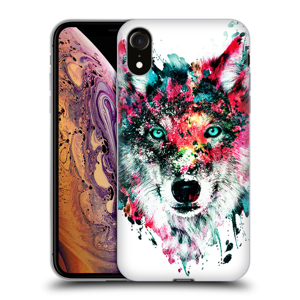 Riza Peker Animals Wolf Soft Gel Case for Apple iPhone XR