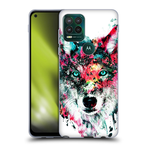 Riza Peker Animals Wolf Soft Gel Case for Motorola Moto G Stylus 5G 2021