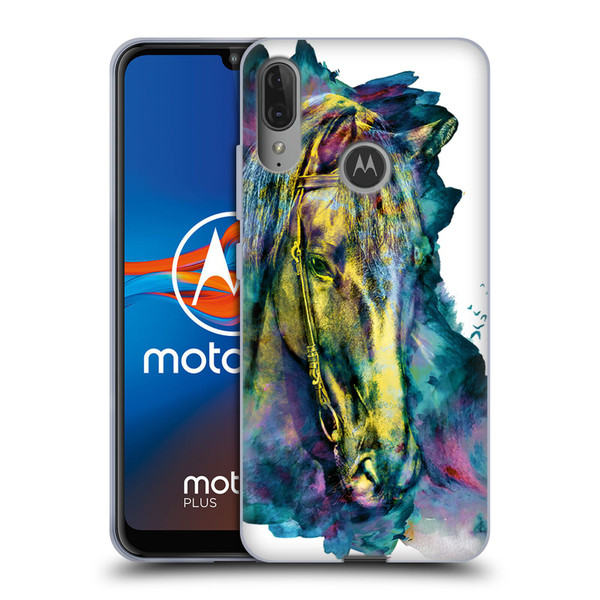 Riza Peker Animals Horse Soft Gel Case for Motorola Moto E6 Plus