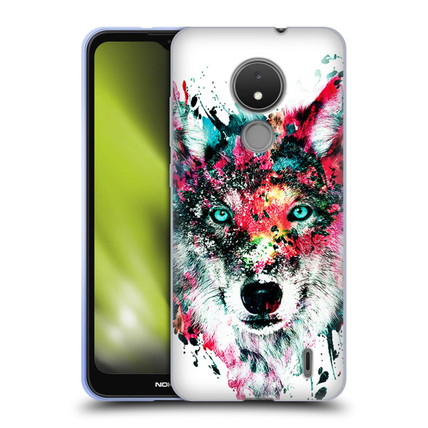 Riza Peker Animals Wolf Soft Gel Case for Nokia C21