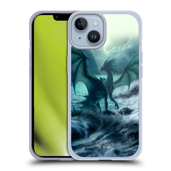 Piya Wannachaiwong Black Dragons Dark Waves Soft Gel Case for Apple iPhone 14