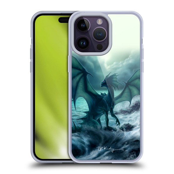 Piya Wannachaiwong Black Dragons Dark Waves Soft Gel Case for Apple iPhone 14 Pro Max