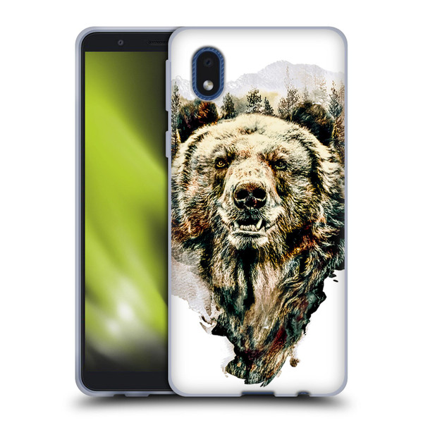 Riza Peker Animals Bear Soft Gel Case for Samsung Galaxy A01 Core (2020)