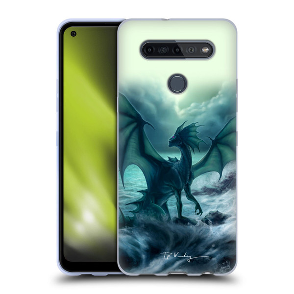 Piya Wannachaiwong Black Dragons Dark Waves Soft Gel Case for LG K51S