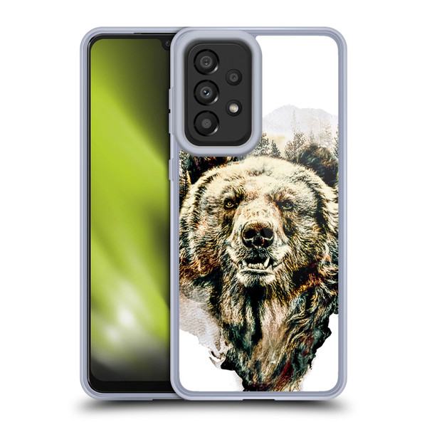 Riza Peker Animals Bear Soft Gel Case for Samsung Galaxy A33 5G (2022)