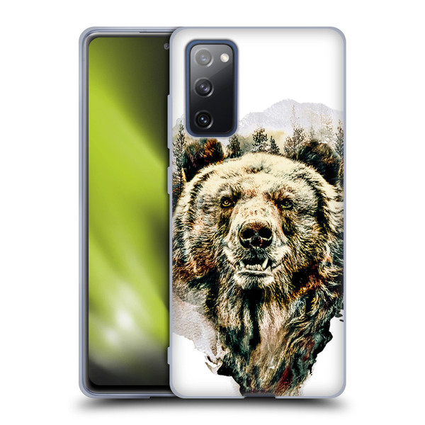 Riza Peker Animals Bear Soft Gel Case for Samsung Galaxy S20 FE / 5G