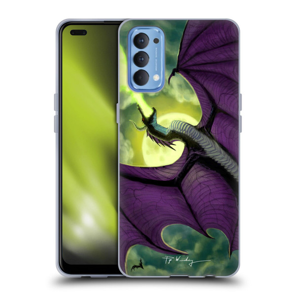 Piya Wannachaiwong Black Dragons Full Moon Soft Gel Case for OPPO Reno 4 5G