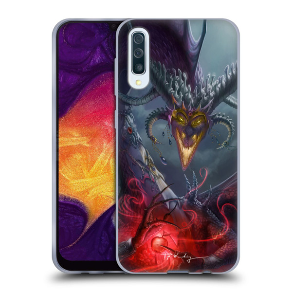 Piya Wannachaiwong Black Dragons Enchanted Soft Gel Case for Samsung Galaxy A50/A30s (2019)