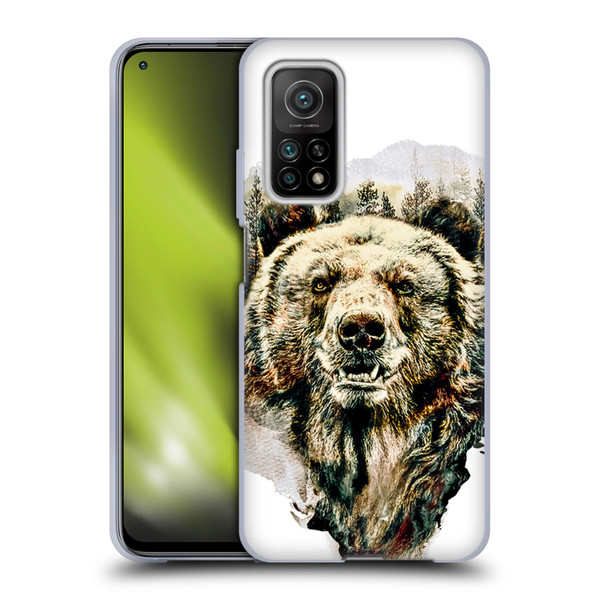 Riza Peker Animals Bear Soft Gel Case for Xiaomi Mi 10T 5G