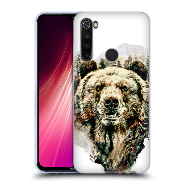 Riza Peker Animals Bear Soft Gel Case for Xiaomi Redmi Note 8T