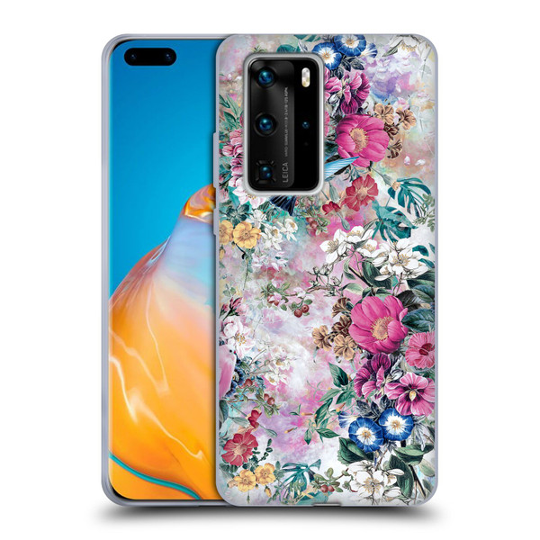 Riza Peker Florals Birds Soft Gel Case for Huawei P40 Pro / P40 Pro Plus 5G