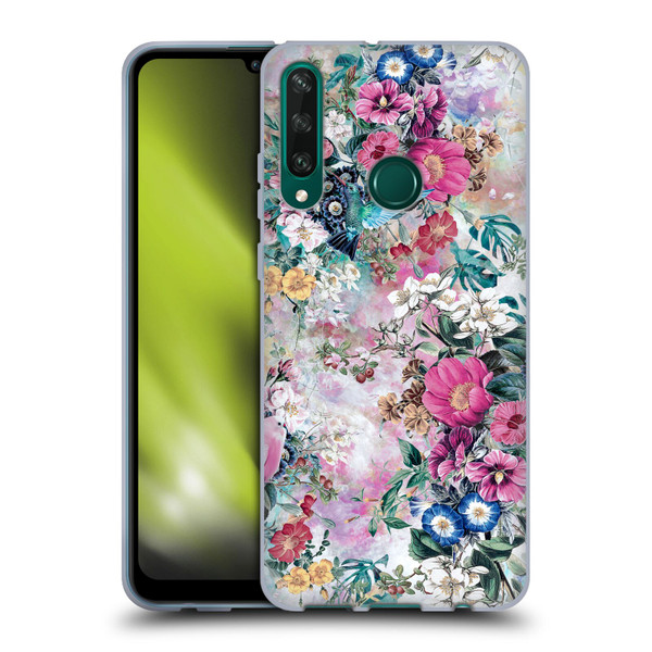 Riza Peker Florals Birds Soft Gel Case for Huawei Y6p