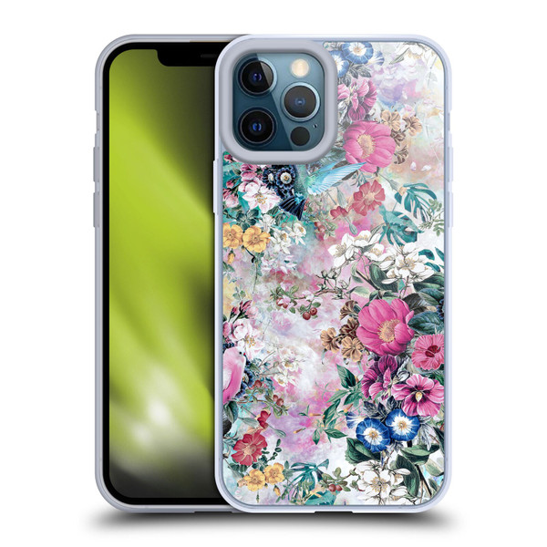 Riza Peker Florals Birds Soft Gel Case for Apple iPhone 12 Pro Max