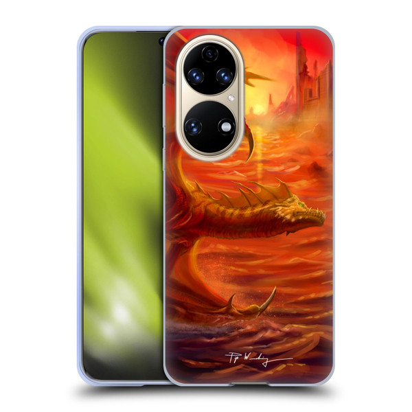 Piya Wannachaiwong Dragons Of Fire Lakeside Soft Gel Case for Huawei P50