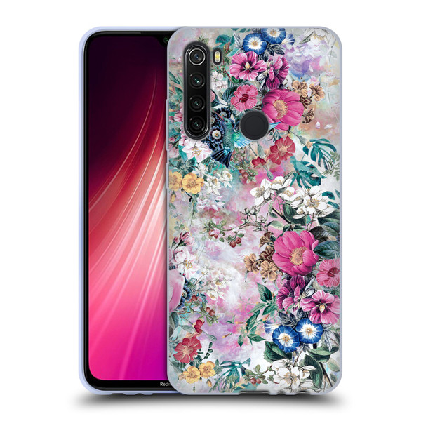 Riza Peker Florals Birds Soft Gel Case for Xiaomi Redmi Note 8T