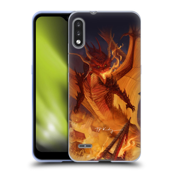 Piya Wannachaiwong Dragons Of Fire Dragonfire Soft Gel Case for LG K22