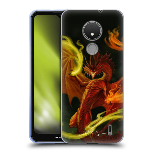 Piya Wannachaiwong Dragons Of Fire Magical Soft Gel Case for Nokia C21