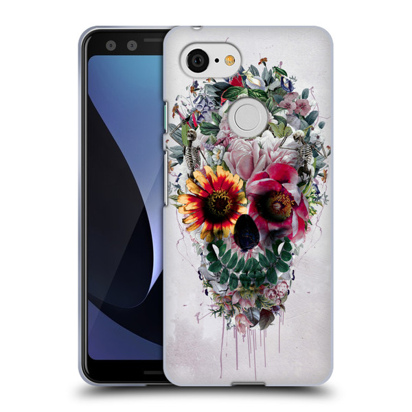 Riza Peker Skulls 6 Sugar Soft Gel Case for Google Pixel 3