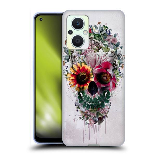 Riza Peker Skulls 6 Sugar Soft Gel Case for OPPO Reno8 Lite