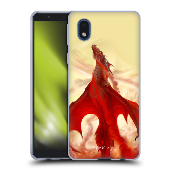 Piya Wannachaiwong Dragons Of Fire Mighty Soft Gel Case for Samsung Galaxy A01 Core (2020)