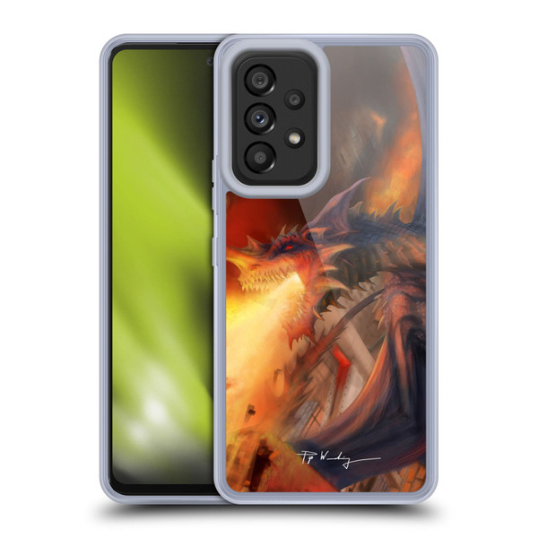 Piya Wannachaiwong Dragons Of Fire Blast Soft Gel Case for Samsung Galaxy A53 5G (2022)