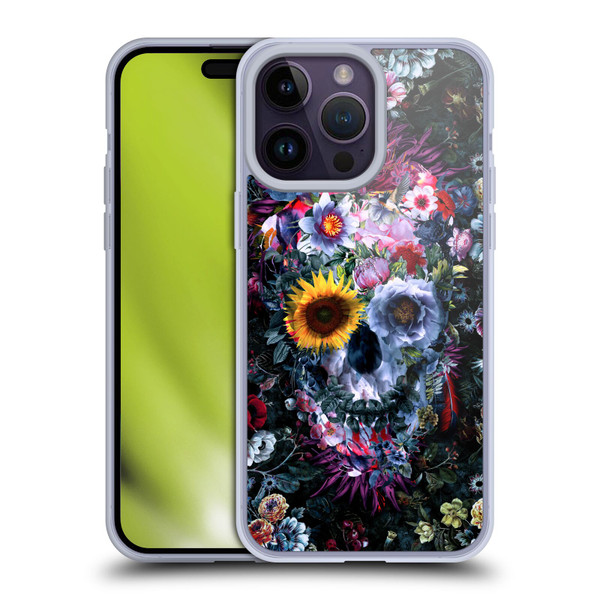 Riza Peker Skulls 9 Skull Soft Gel Case for Apple iPhone 14 Pro Max