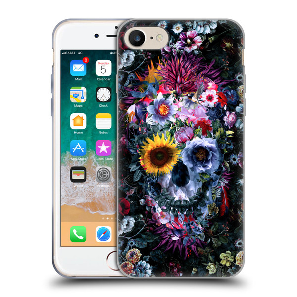 Riza Peker Skulls 9 Skull Soft Gel Case for Apple iPhone 7 / 8 / SE 2020 & 2022