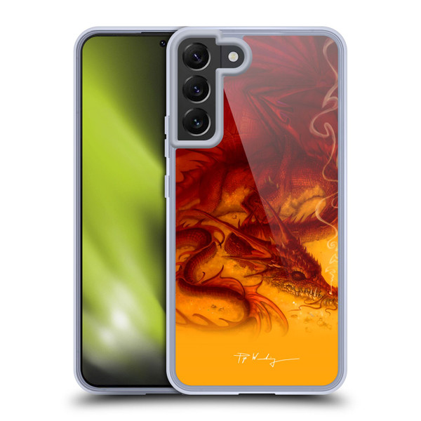 Piya Wannachaiwong Dragons Of Fire Treasure Soft Gel Case for Samsung Galaxy S22+ 5G