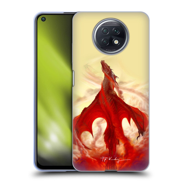 Piya Wannachaiwong Dragons Of Fire Mighty Soft Gel Case for Xiaomi Redmi Note 9T 5G