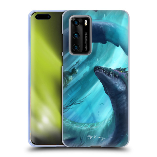 Piya Wannachaiwong Dragons Of Sea And Storms Dragon Of Atlantis Soft Gel Case for Huawei P40 5G