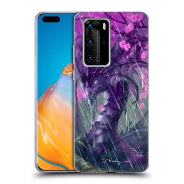 Piya Wannachaiwong Dragons Of Sea And Storms Spring Rain Dragon Soft Gel Case for Huawei P40 Pro / P40 Pro Plus 5G