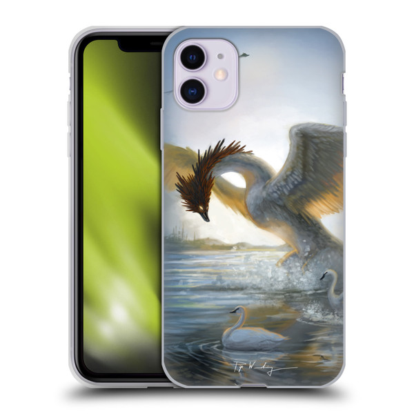 Piya Wannachaiwong Dragons Of Sea And Storms Swan Dragon Soft Gel Case for Apple iPhone 11