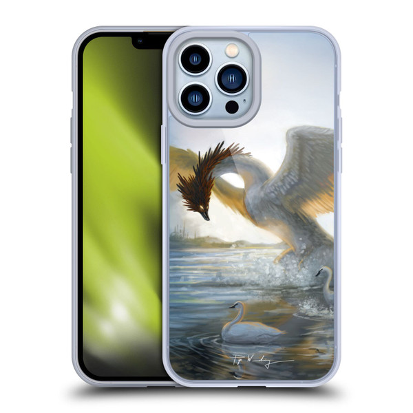 Piya Wannachaiwong Dragons Of Sea And Storms Swan Dragon Soft Gel Case for Apple iPhone 13 Pro Max
