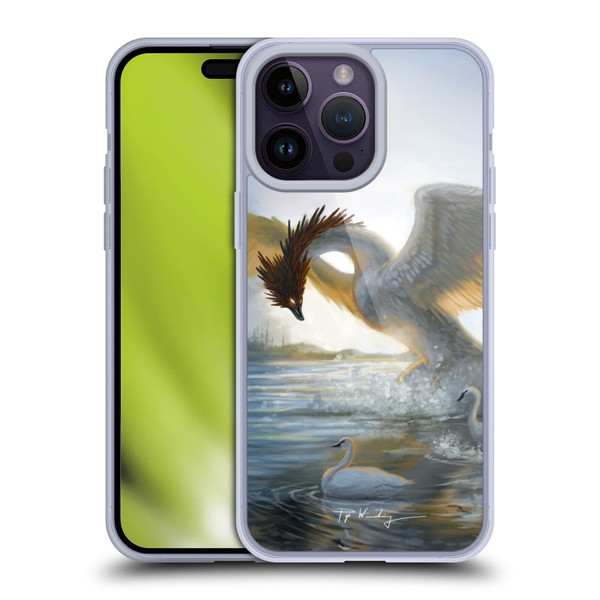 Piya Wannachaiwong Dragons Of Sea And Storms Swan Dragon Soft Gel Case for Apple iPhone 14 Pro Max