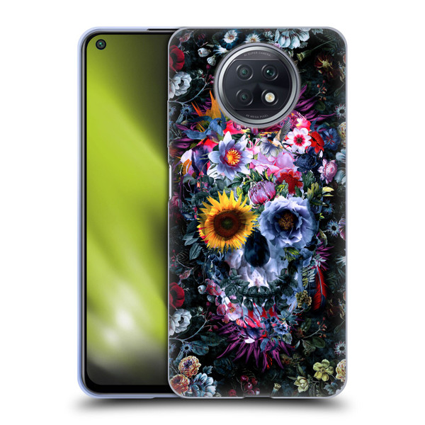 Riza Peker Skulls 9 Skull Soft Gel Case for Xiaomi Redmi Note 9T 5G