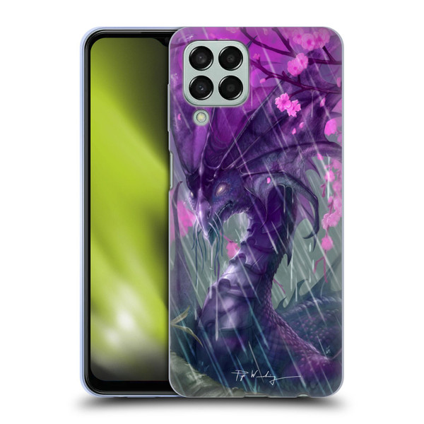Piya Wannachaiwong Dragons Of Sea And Storms Spring Rain Dragon Soft Gel Case for Samsung Galaxy M33 (2022)