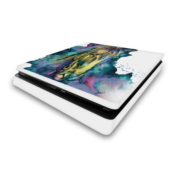 Riza Peker Art Mix Horse Vinyl Sticker Skin Decal Cover for Sony PS4 Slim Console