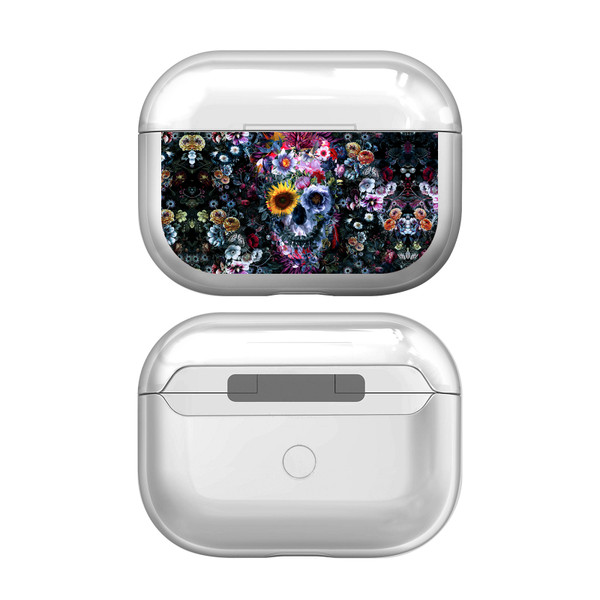 Riza Peker Artwork Skull Clear Hard Crystal Cover Case for Apple AirPods Pro Charging Case