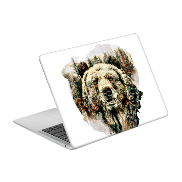 Riza Peker Animals Bear Vinyl Sticker Skin Decal Cover for Apple MacBook Air 13.3" A1932/A2179