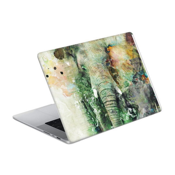 Riza Peker Animals Elephant Vinyl Sticker Skin Decal Cover for Apple MacBook Pro 16" A2485