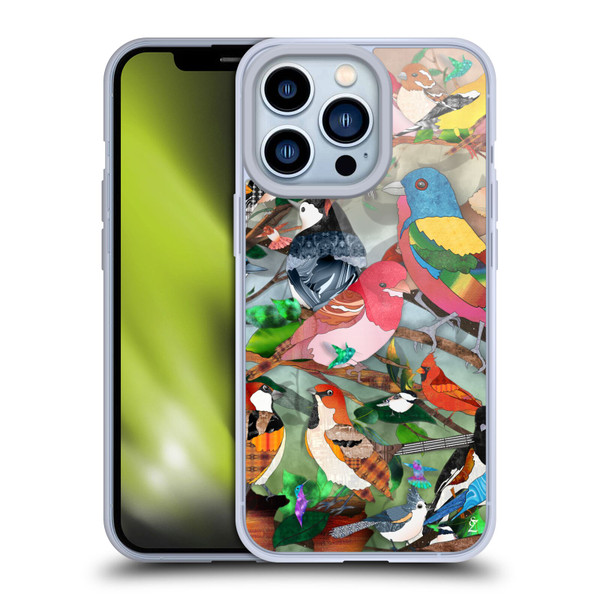 Suzan Lind Birds Medley 2 Soft Gel Case for Apple iPhone 13 Pro