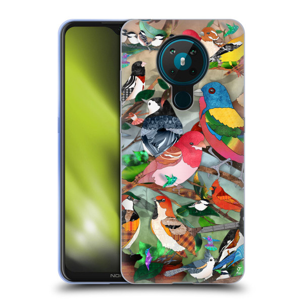 Suzan Lind Birds Medley 2 Soft Gel Case for Nokia 5.3