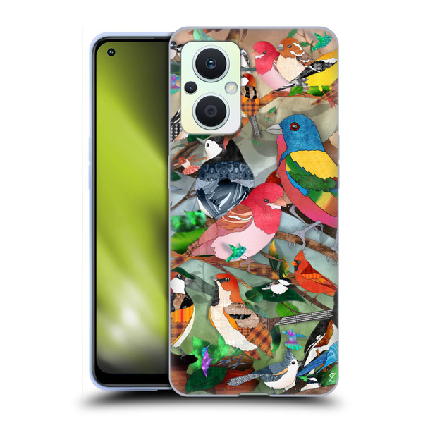 Suzan Lind Birds Medley 2 Soft Gel Case for OPPO Reno8 Lite