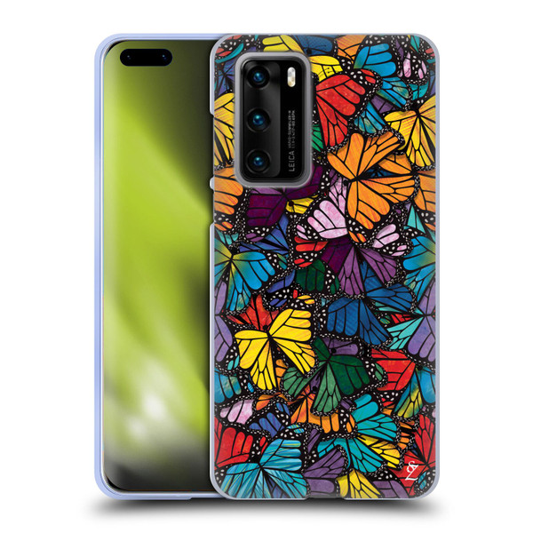 Suzan Lind Butterflies Monarch Soft Gel Case for Huawei P40 5G