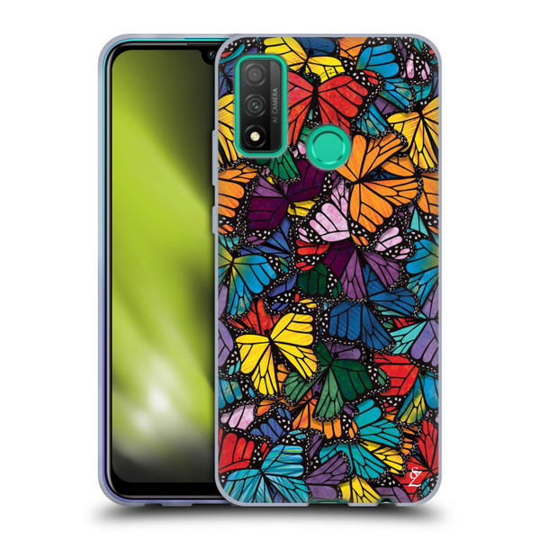 Suzan Lind Butterflies Monarch Soft Gel Case for Huawei P Smart (2020)