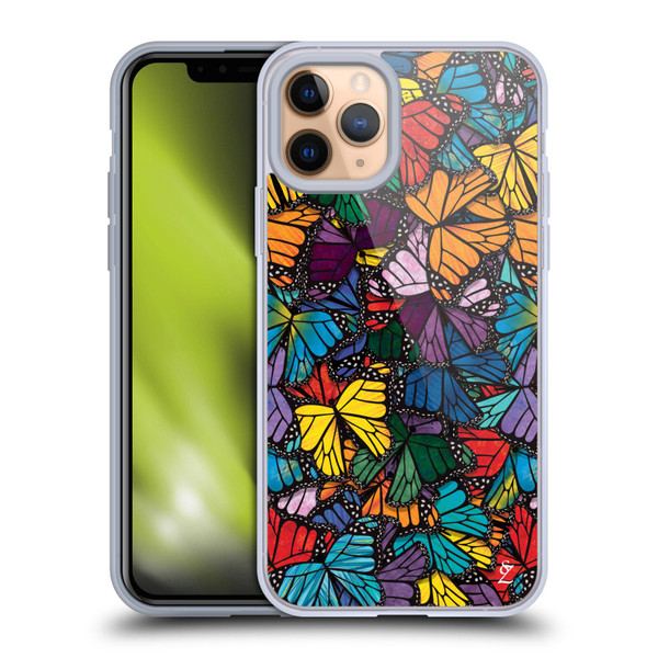 Suzan Lind Butterflies Monarch Soft Gel Case for Apple iPhone 11 Pro