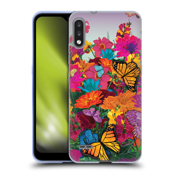Suzan Lind Butterflies Garden Soft Gel Case for LG K22