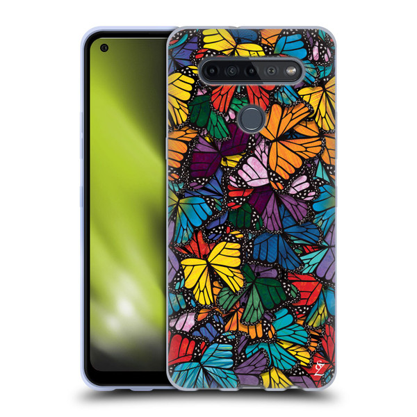 Suzan Lind Butterflies Monarch Soft Gel Case for LG K51S
