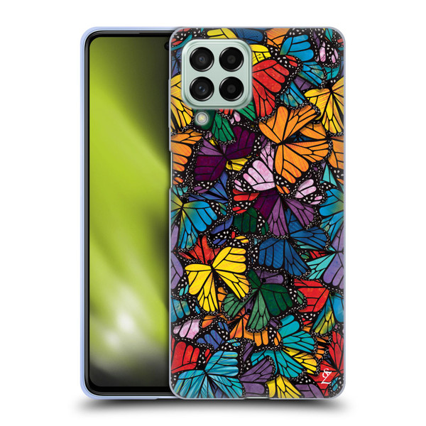 Suzan Lind Butterflies Monarch Soft Gel Case for Samsung Galaxy M53 (2022)