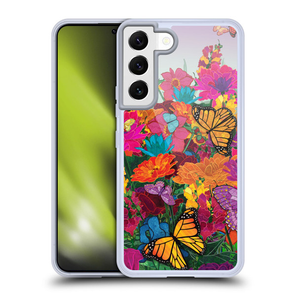 Suzan Lind Butterflies Garden Soft Gel Case for Samsung Galaxy S22 5G